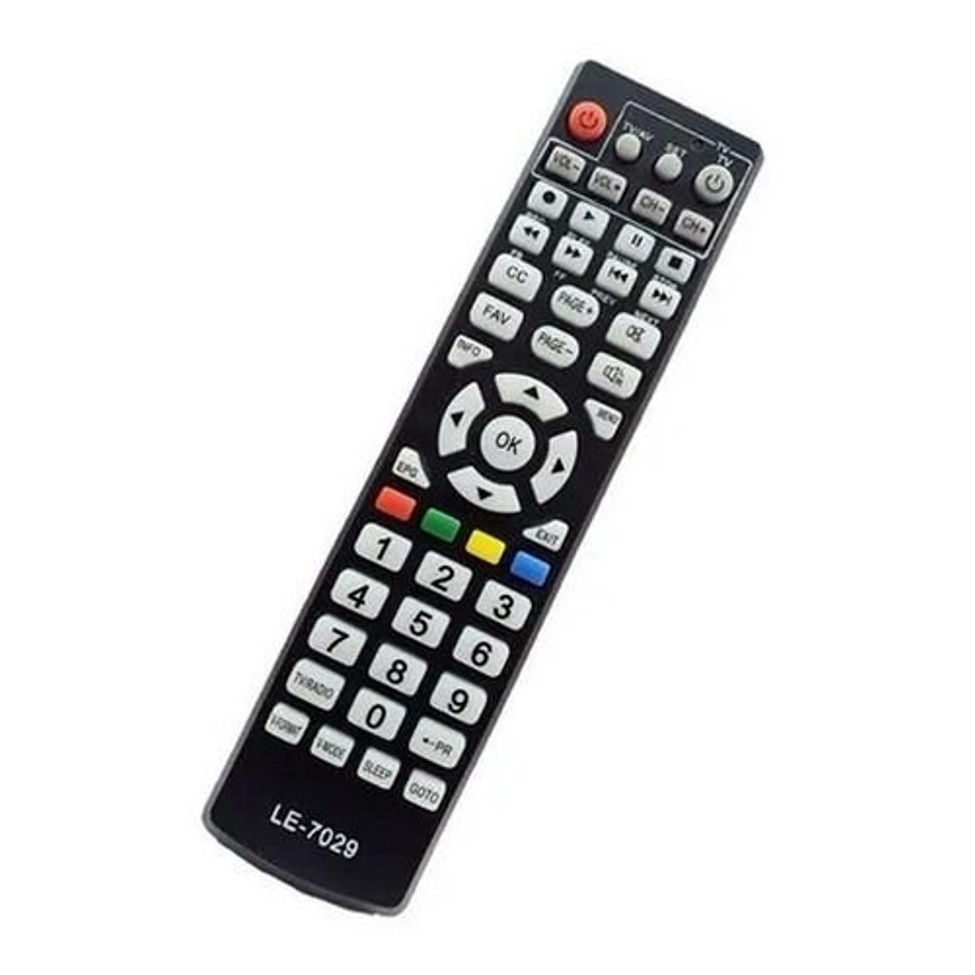 Controle Remoto Para Tv Le 7029 Shopee Brasil