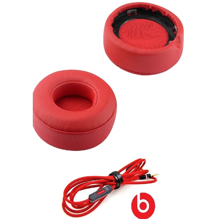 Kit De Espumas Para Fone Beats Mixr Par De Espumas Cabo