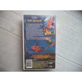 Fita Vhs Disney Lilo E Stitch Original Dublado Shopee Brasil