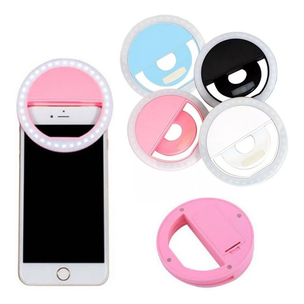 Anel De Led Luz Para Selfie Ring Light Flash Smartphone Shopee Brasil