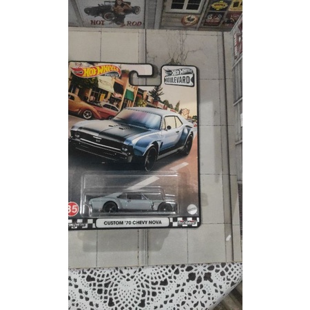 Hot Wheels Custom Chevy Nova Boulevard Shopee Brasil