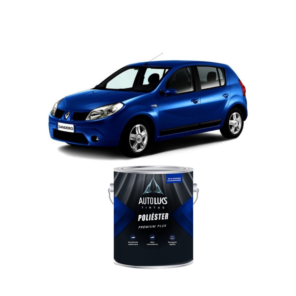 Tinta Poliester Azul Crepusculo Perol Renault Ml Shopee Brasil