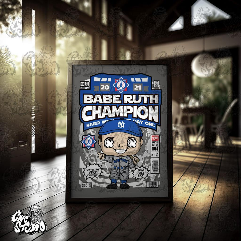 Quadrinho Pop Funko Babe Ruth Shopee Brasil