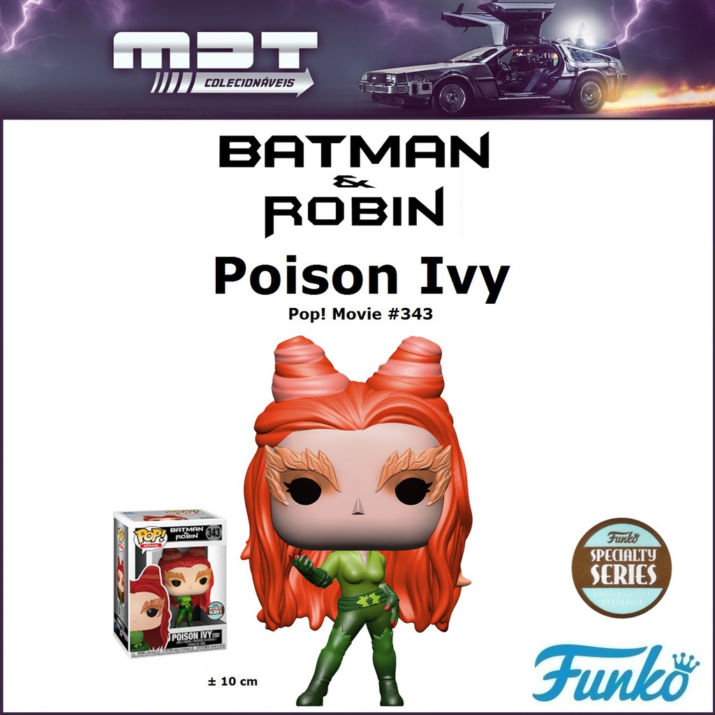 Funko Pop Batman Robin Poison Ivy 343 Special Series Shopee Brasil