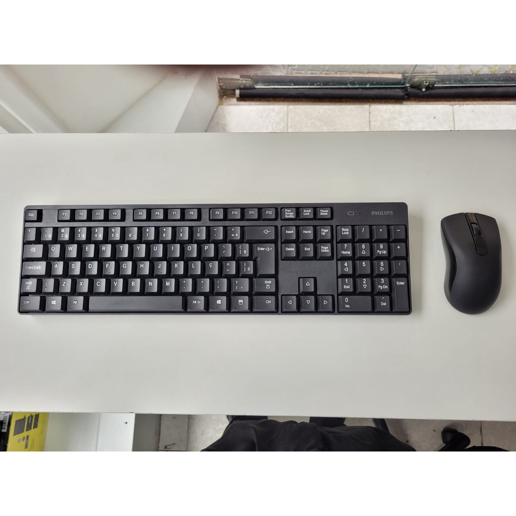 Combo Teclado E Mouse Philips Wireless S Fio C Shopee Brasil