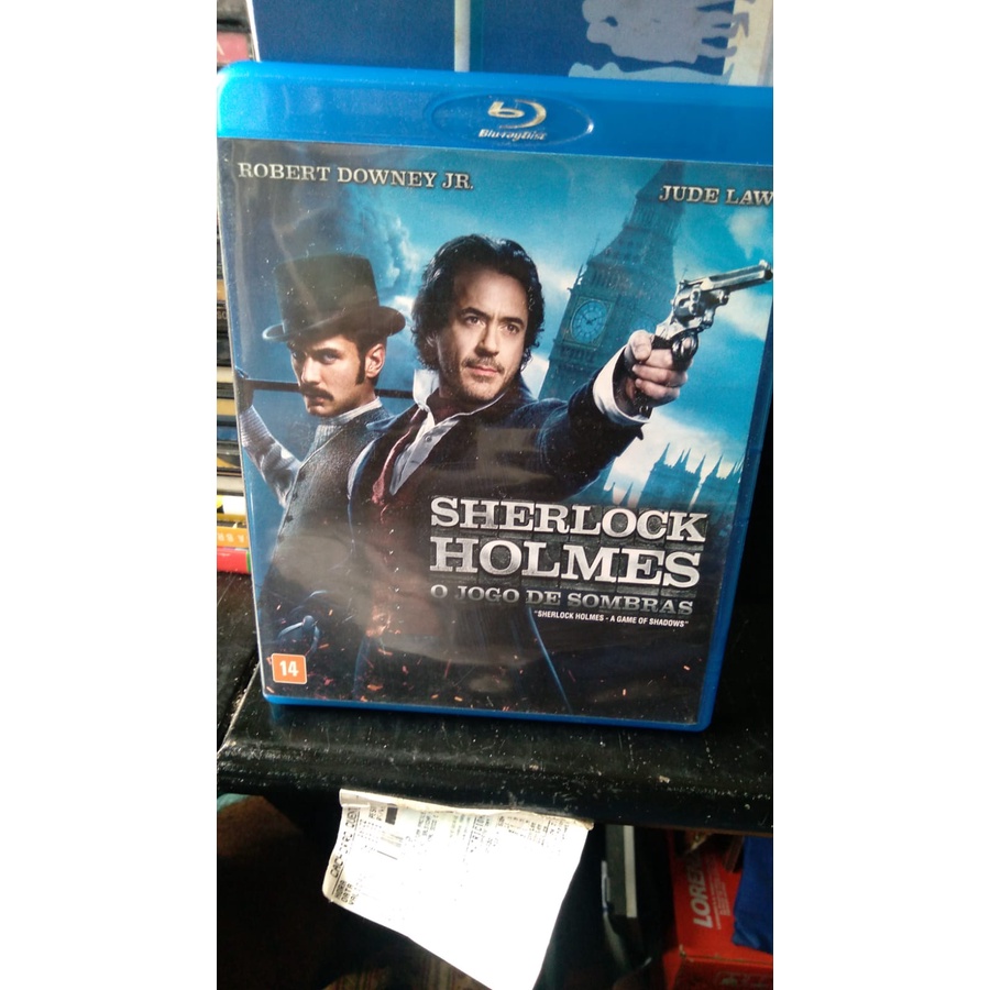 Bluray Sherlock Holmes O Jogo De Sombras Shopee Brasil