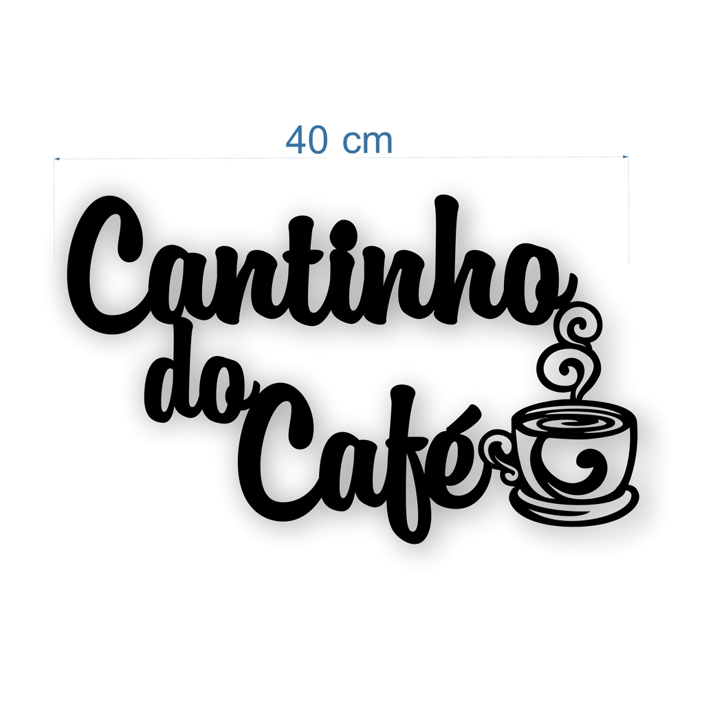 Aplique Cantinho Do Caf Em Mdf Mm Pintado Cm Shopee Brasil