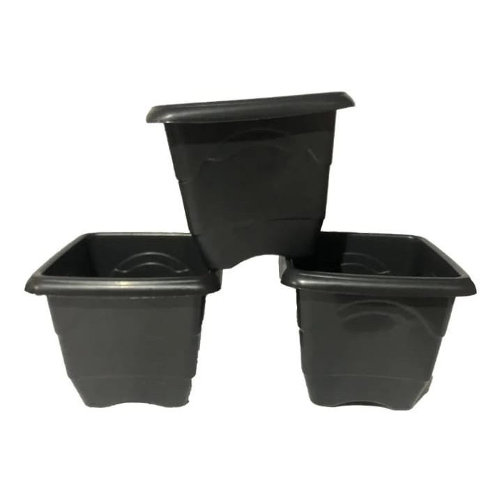 Kit Vasos Quadrado Planta Capacidade Litro Plastico Horta Atacado