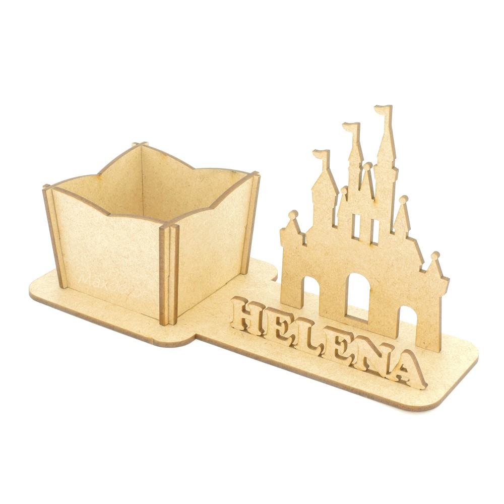 Porta Flores Display Personalizado Mdf Castelo Shopee Brasil