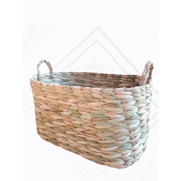 Cesta Oval Paozeira G De Palha De Taboa Shopee Brasil