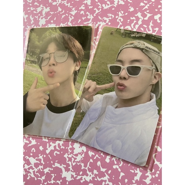 Bts Jimin E J Hope Photocards In The Soop OFICIAL Shopee Brasil