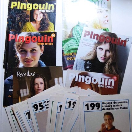 Revistas Pinguin Mon Tricot Receitas Minerva Manequim Shopee Brasil