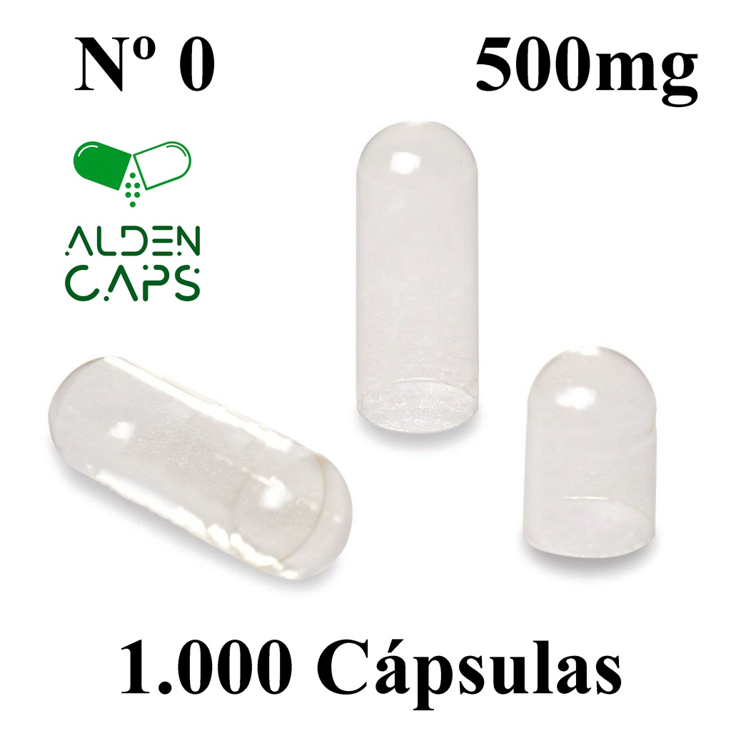 1 000 Cápsulas Vazias de Gelatina Nº 0 500mg Shopee Brasil