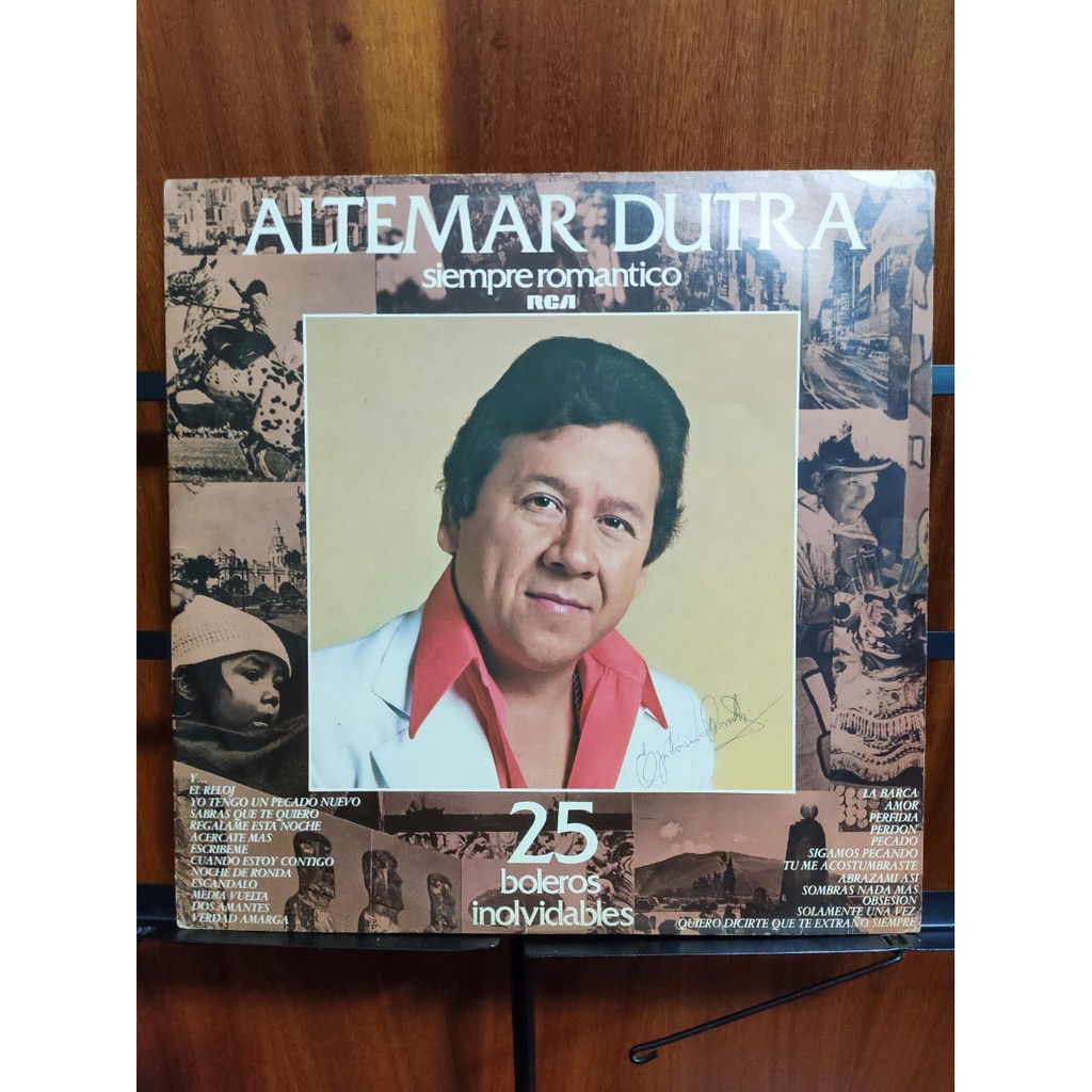 Disco De Vinil Altemar Dutra Siempre Romantico Shopee Brasil