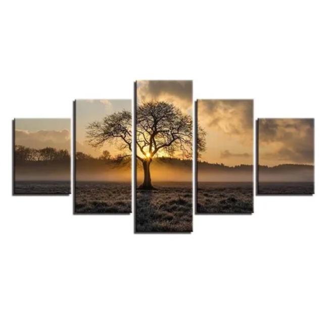 Quadros Decorativos Fazenda Arvore Campo Geadaultraarts R S