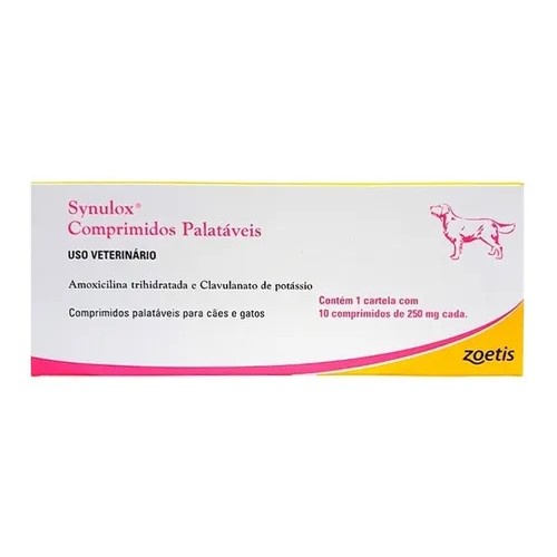 Synulox 250 Mg 10 Comprimidos Zoetis Shopee Brasil