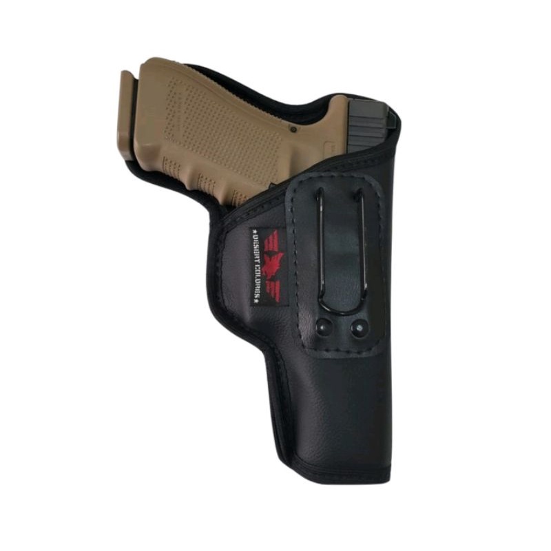 Coldre Velado Para Glock G E G Em Neoprene E Couro P U Desert