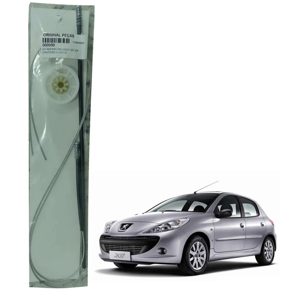 Kit Reparo Máquina Vidro Elétrico Peugeot 207 4 P Dianteira Shopee Brasil