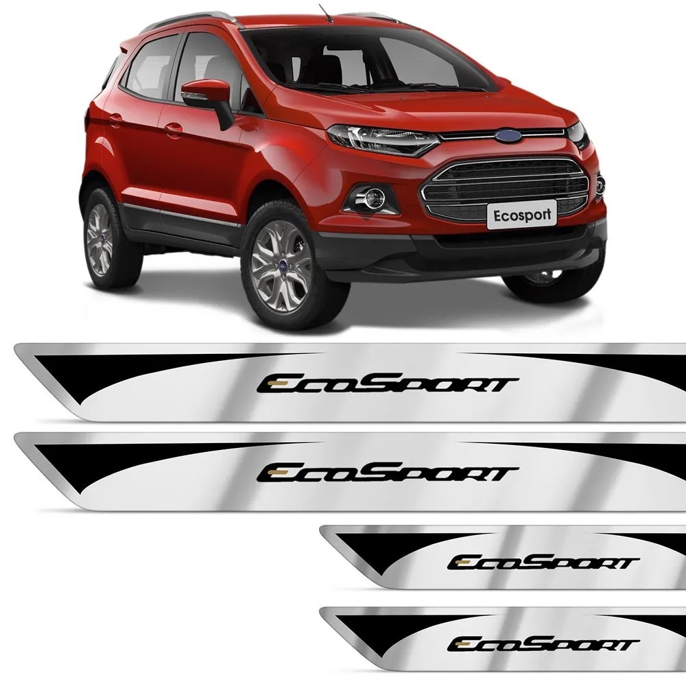 Jogo De Soleira Resinada Ford Ecosport 2013 A 2018 Escovado Shopee Brasil