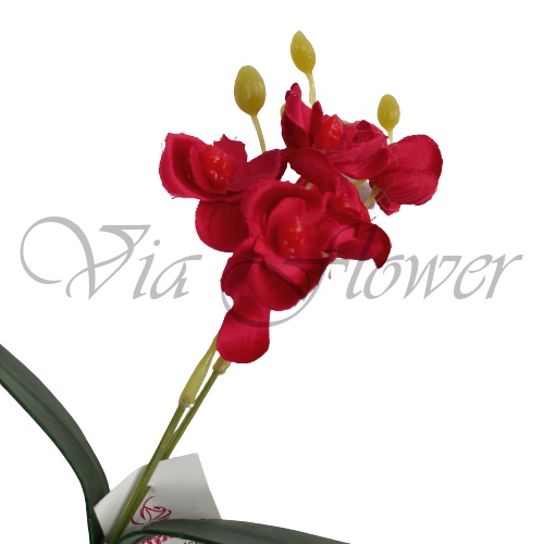 Mini Buquê de Orquídea 20cm Flores e Plantas Artificiais Jardinagem