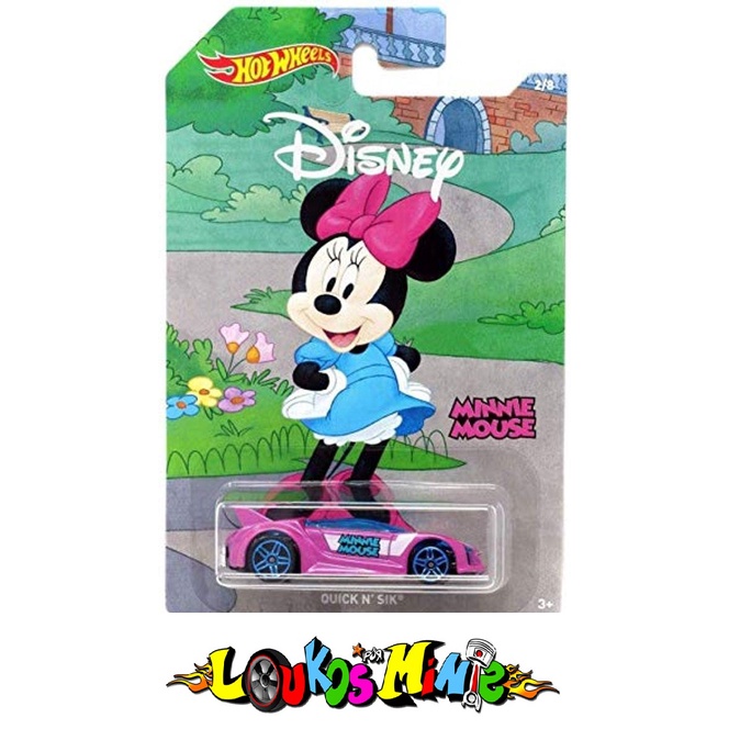 Hot Wheels Disney Minnie Mouse Quick N Sik Rosa Lacrado Shopee Brasil