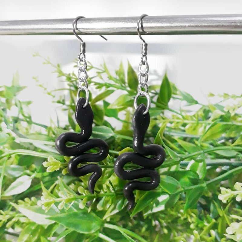 Brincos De Cobrinhas Brincos De Cobras Snake Earrings Shopee Brasil