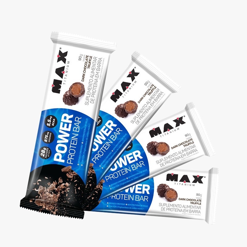 Power Protein Bar 90g Max Titanium Shopee Brasil