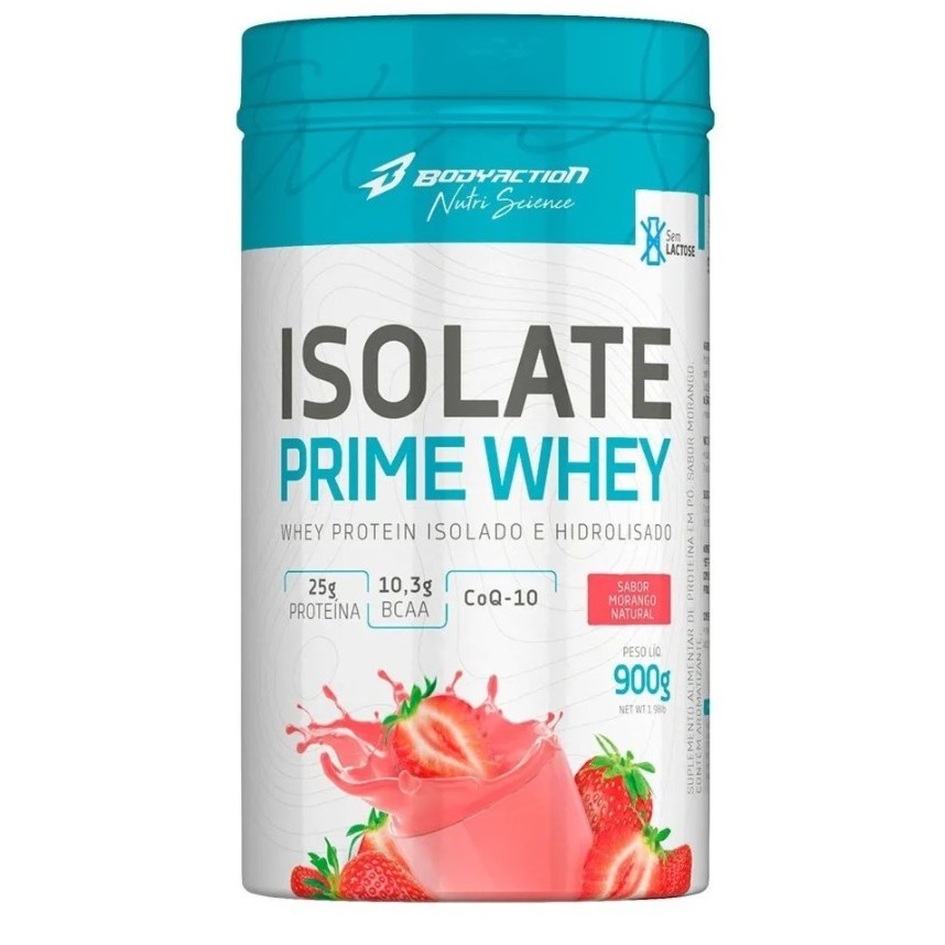 Isolate Prime Whey Isolado E Hidrolisado 900g BodyAction Nutri