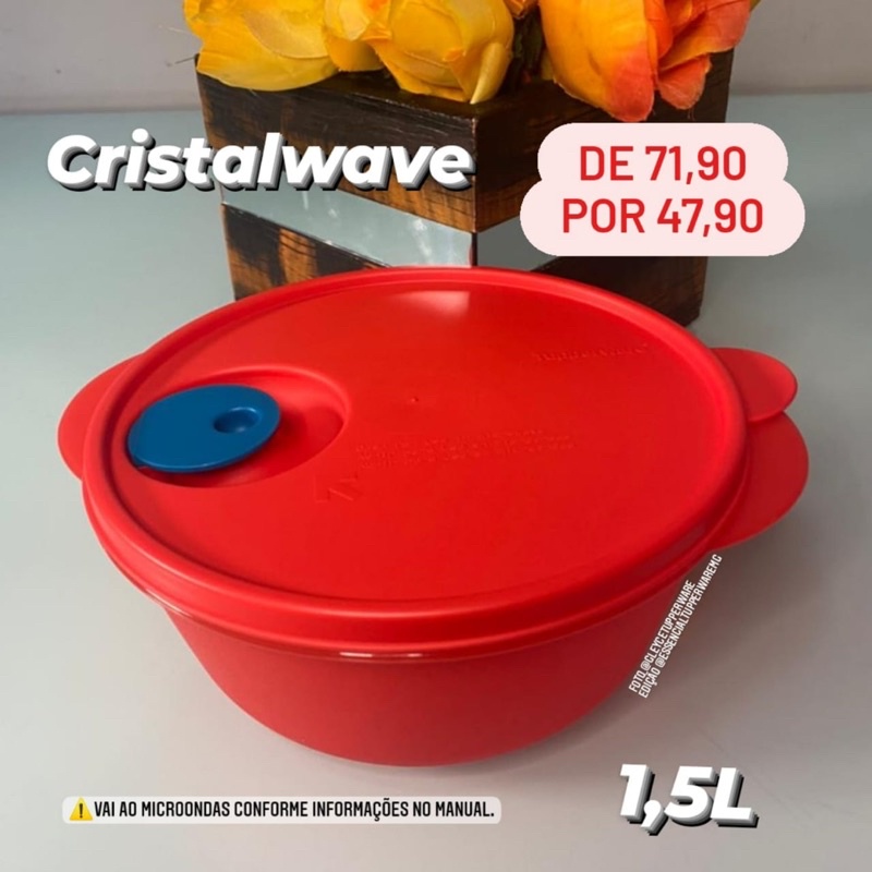 Cristalwave L Tupperware Shopee Brasil