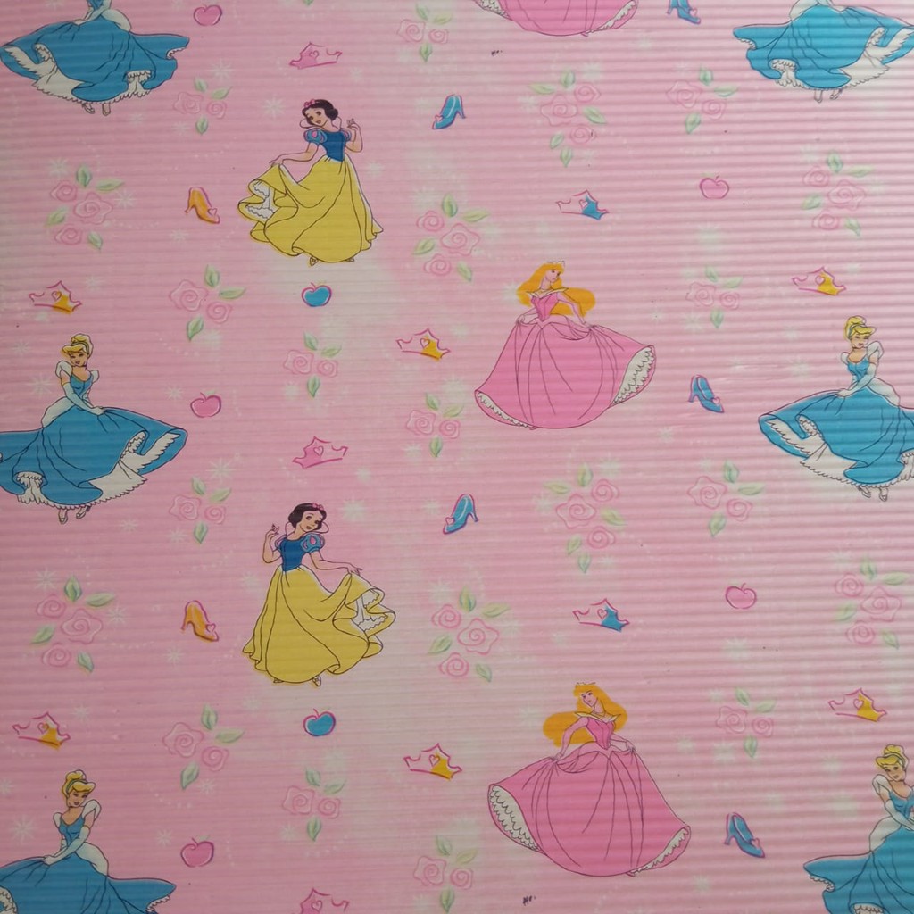 Papel Micro Ondulado Fantasia Princesas Vmp Folhas Shopee Brasil