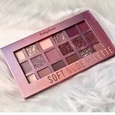 Paleta De Sombra Soft Nude Ruby Rose HB 1045 Shopee Brasil