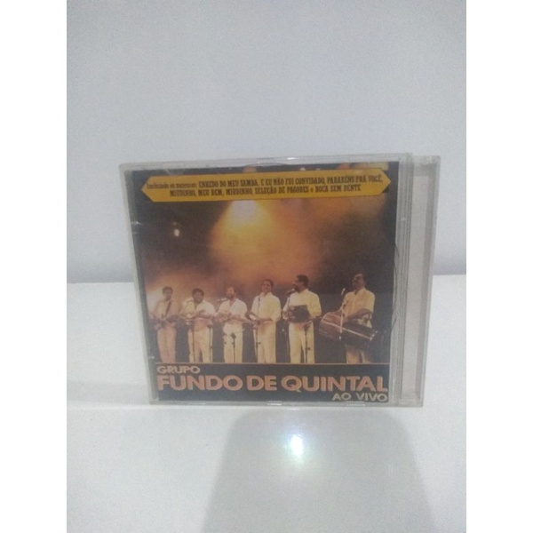 Cd Grupo Fundo De Quintal Ao Vivo Shopee Brasil