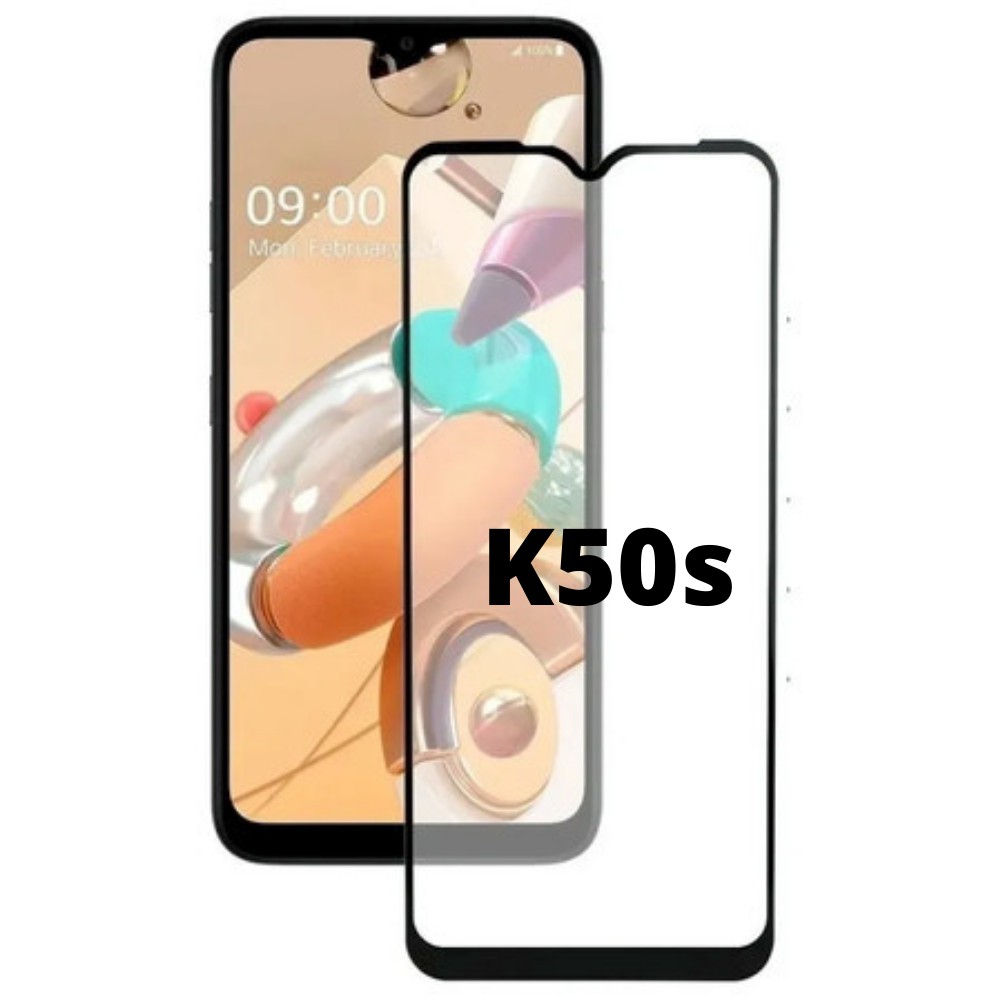 Película De Vidro LG K50s 3d 9d Para Celular Mais Kit Limpeza TELA 6 5