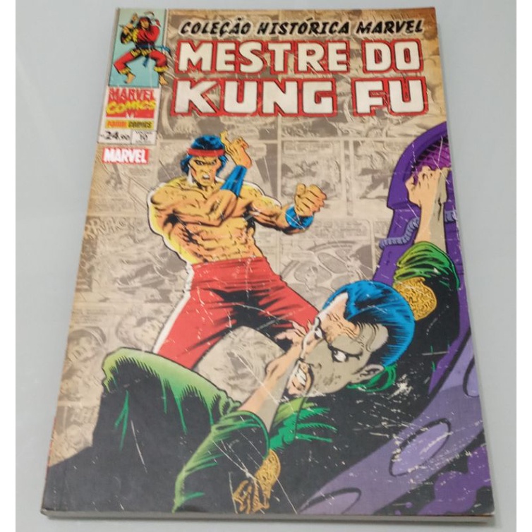 MESTRE DO KUNG FU VOL 10 COLEÇÃO HISTÓRICA MARVEL Shopee Brasil