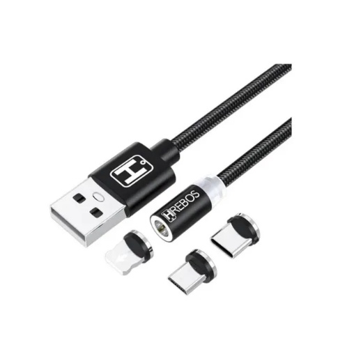 Cabo Carregador Magn Tico Em Tipo C Lightning Micro Usb Metros