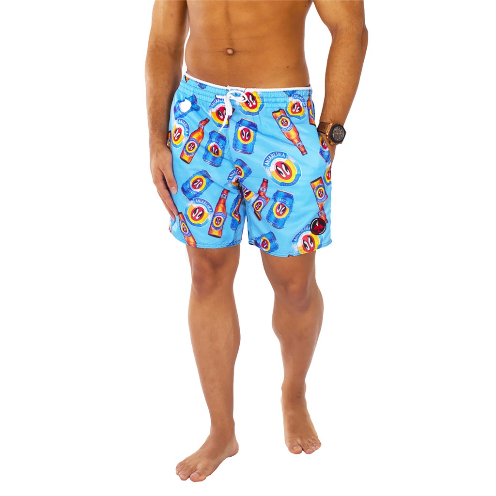 Kit 5 Bermuda Mauricinho Moda Praia Shorts Neymar Estampando Shopee