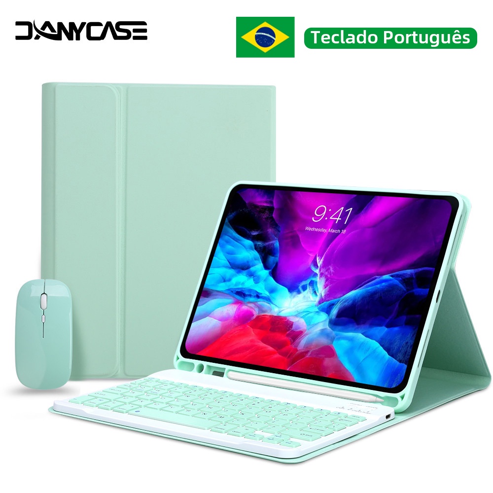 Danycase Para Capa De Teclado Ipad Air M Pro M