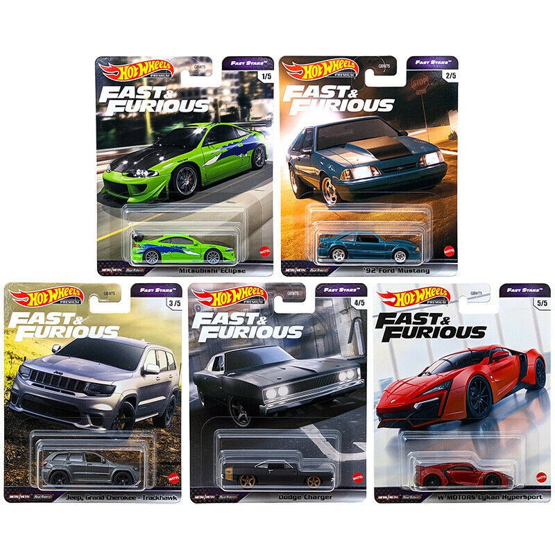 Hot Wheels Velozes E Furiosos Fast And Furious Premium Set 2021 Fast