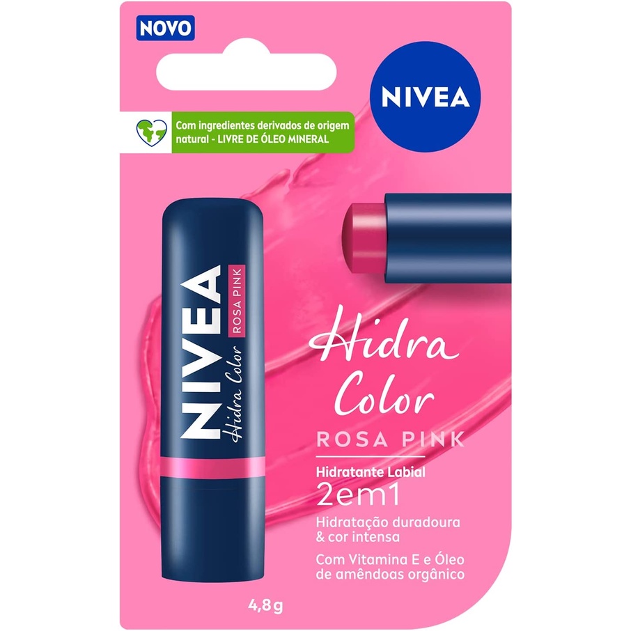 Hidratante Labial Nivea Hidra Color Em G Shopee Brasil