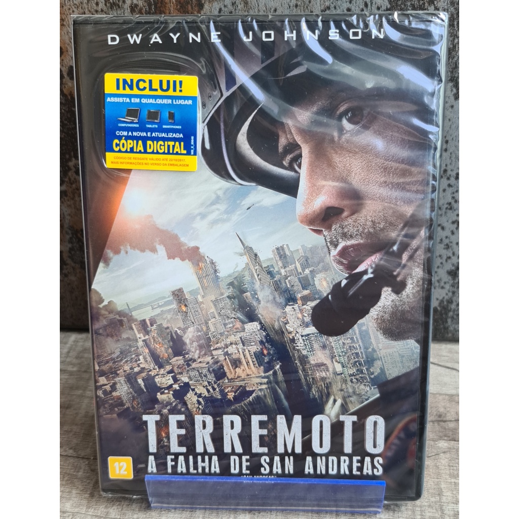 DVD Terremoto A Falha De San Andreas Dwayne Johnson Lacrado