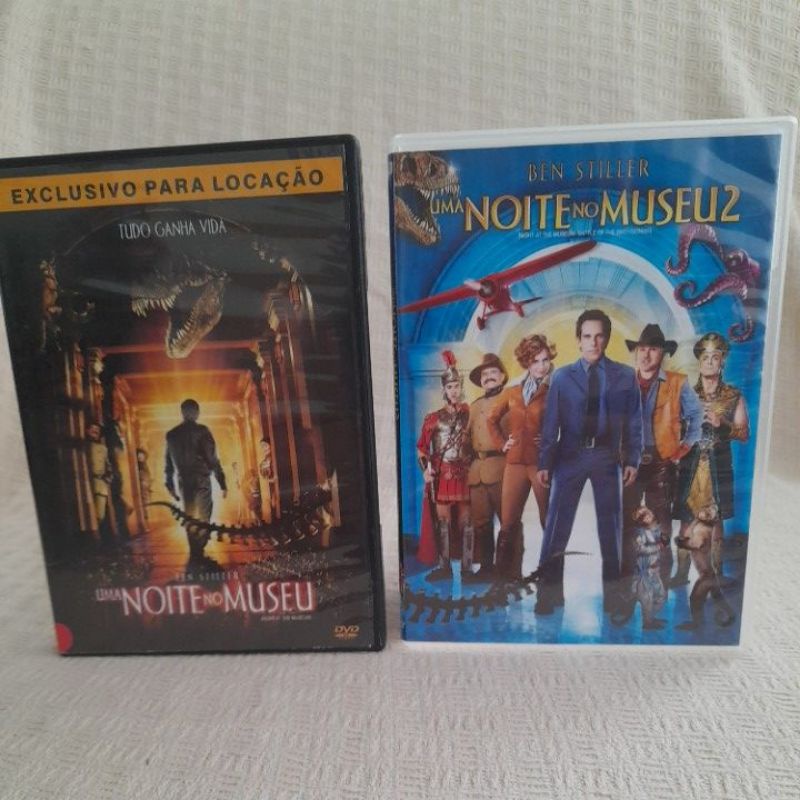 Dvds Uma Noite No Museu E Filme Dia Live Action Shopee Brasil