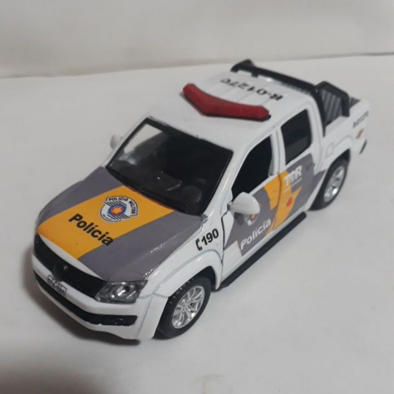 Miniatura de viatura da Polícia Militar Rodoviária de SP Shopee Brasil