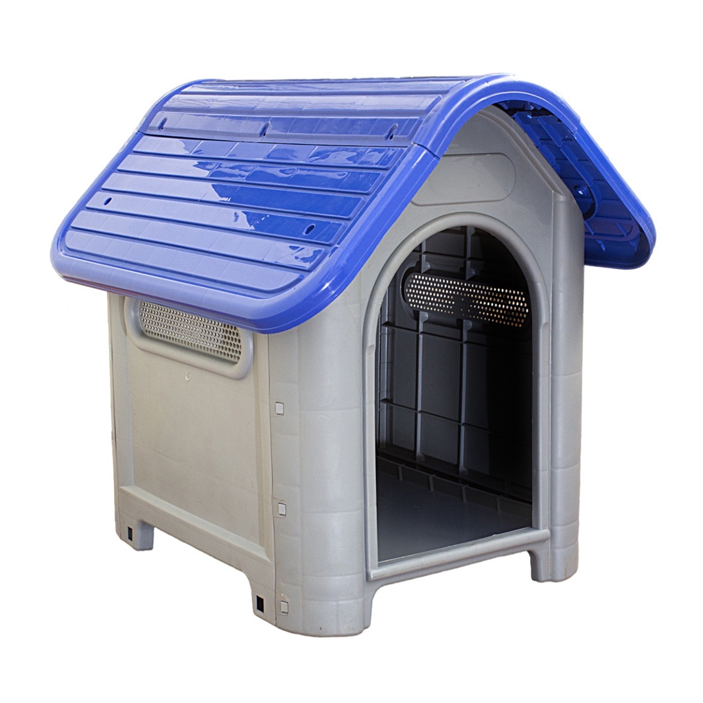 Casinha De Cachorro Grande Mec Pet Azul Shopee Brasil