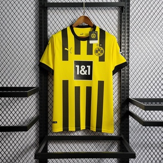 Camisa Borussia Dortmund Home Torcedor Masculina Amarela E