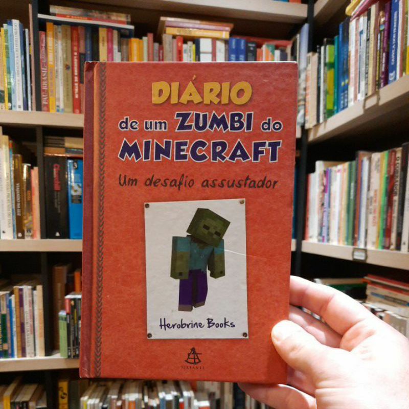 Diário de um zumbi do minecraft Shopee Brasil