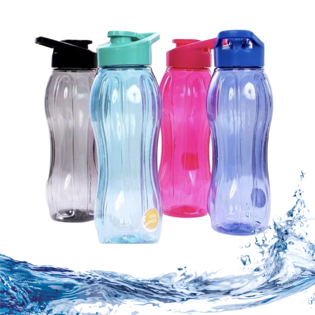 Garrafa de agua Squeeze versátil varias cores capacidade de 750 ML