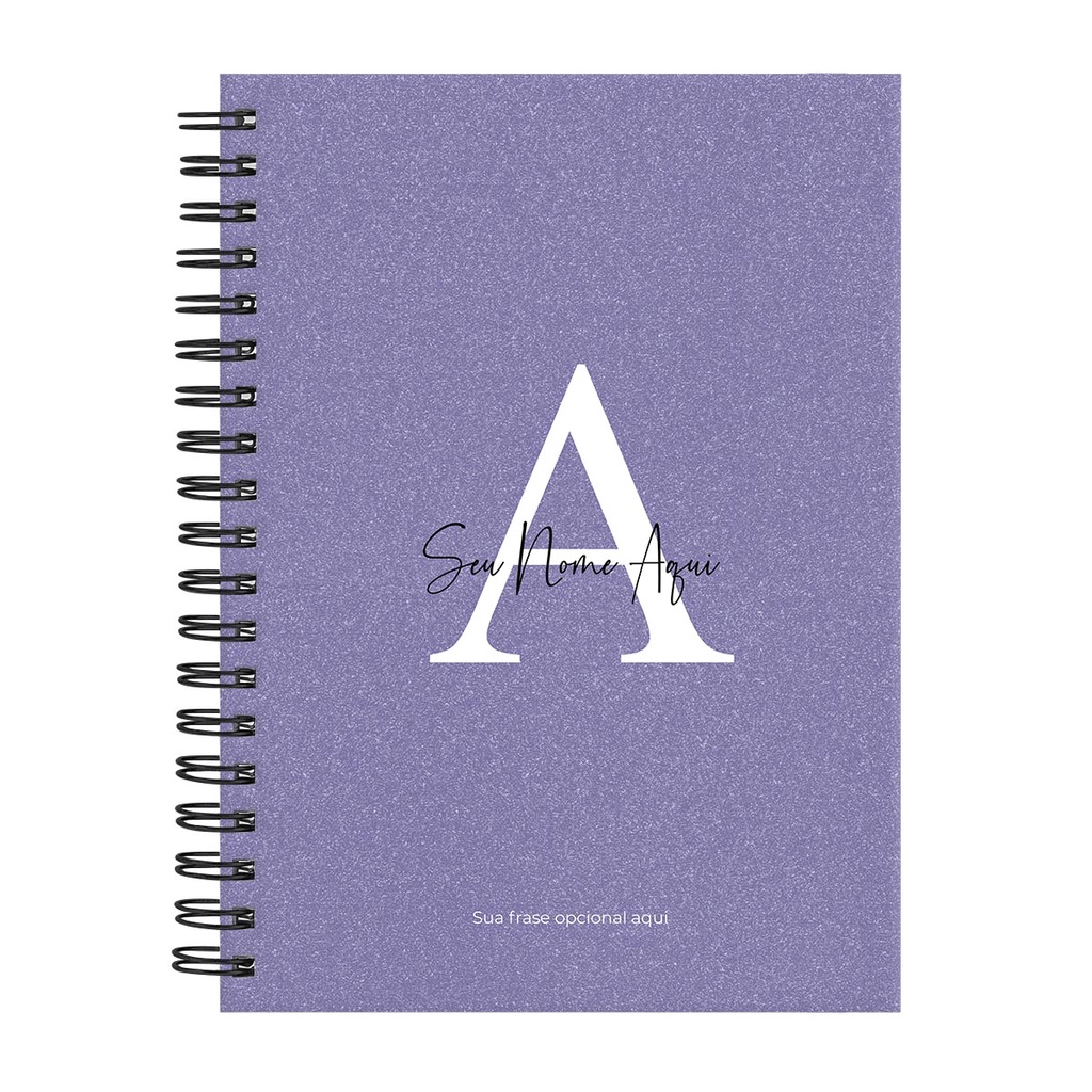 Caderno Personalizado Feminino Areia Sand Very Peri Fls X Cm Shopee Brasil