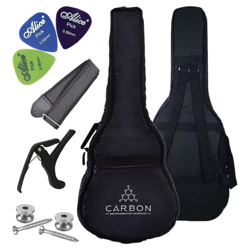 Kit Capa Bag Para Violão Luxo Acolchoada Correia Capotraste Shopee Brasil