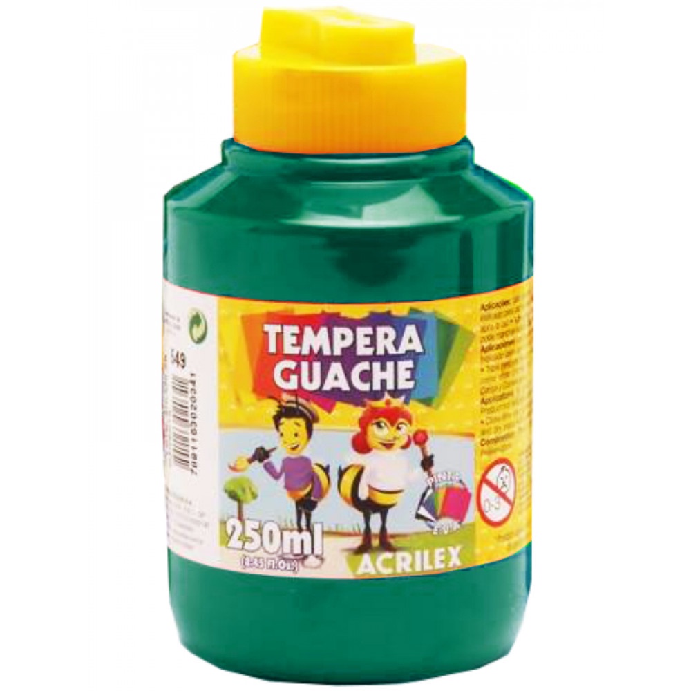 Guache 250ml Acrilex Verde Bandeira Shopee Brasil