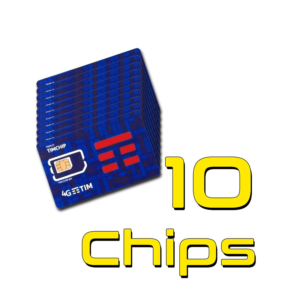 Chiptim G Triplo Corte Atacado Unidades Envio Imediato Shopee